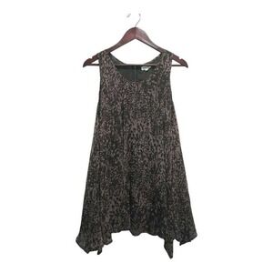 Lazy Lu high low Dress.  Brown. Size 16